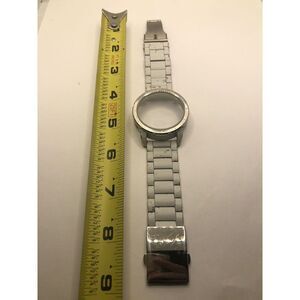 Diesel Watch Parts Band 22mm Case 40mm Crystal Stainless Steel White PY183